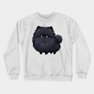 Cute Black Pomeranian Crewneck Sweatshirt